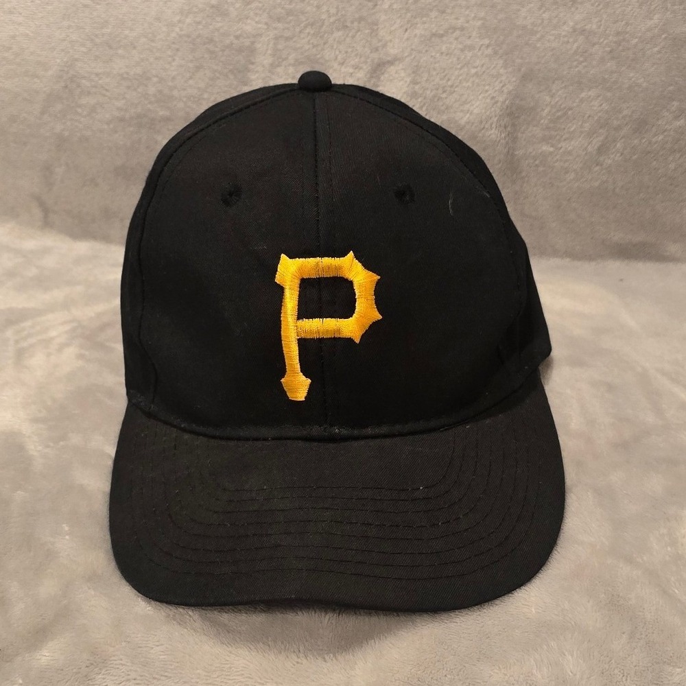 Pittsburgh Pirates MLB Snapback Hat Black Yellow Embroidered Baseball Cap 1 Size